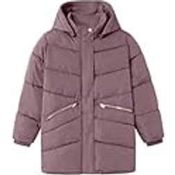 Name It Kid's Long Puffed Jacket - Grape Shake (13230984)