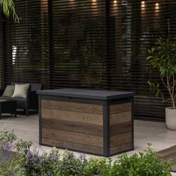 Keter Decocoat Walnut 757L Garden Storage Box 900 mm 1517 mm