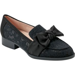 Bandolino Lindio Loafer Women's Black Lace Loafers