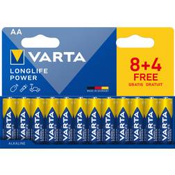 Varta Longlife Power Battery AA 12pcs