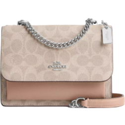 Coach Mini Klare Crossbody Bag In Signature Canvas - Silver/Sand/Taupe