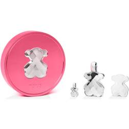 Tous Love The Silver Lote Gift Set Parfum 90ml + EdP 15ml + Bear