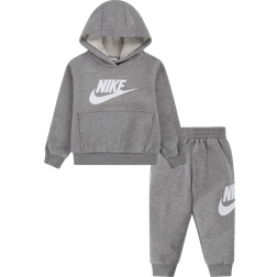 Nike Toddler Sportswear Club Fleece Hoodie Set - Dark Grey Heather (76L135-042)