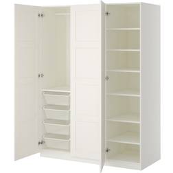 Ikea Pax/Bergsbo White Kleiderschrank 150x201.2cm