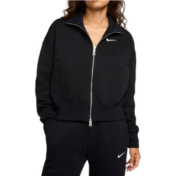 Nike Sportswear Phoenix Fleece Women's Oversized Tracksuit Jacket - Black/Sail