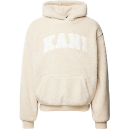 Karl Kani Serif Teddy Hoodie - Sand