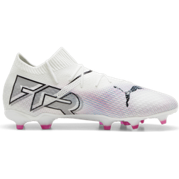 Puma Youth Future 7 Pro FG/AG - White/Black/Poison Pink