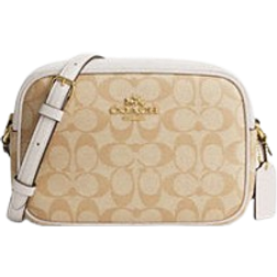 Coach Jamie Camera Bag In Signature Canvas - Gold/Light Khaki Chalk