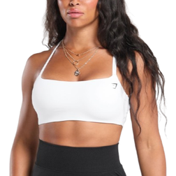 Gymshark Cross Back Bra - White