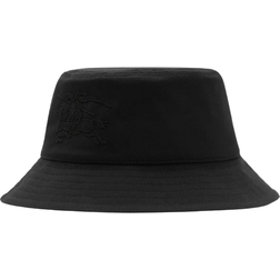 Burberry Cotton Blend Bucket Hat - Black