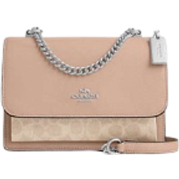 Coach Klare Crossbody Bag - Signature Canvas/Silver/Sand/Taupe