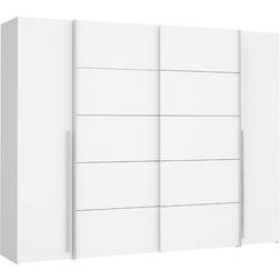 Zipcode Design Debarr White Kleiderschrank 270.3x210cm