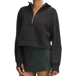 Lululemon Scuba Oversized Half-Zip Hoodie - Black/Gold