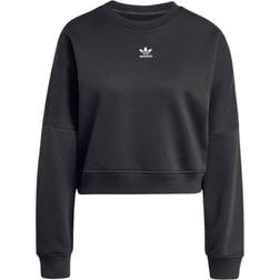 Adidas Essentials Crewneck Fleece Sweatshirt - Black