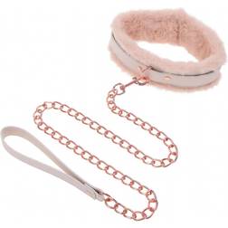 Sportsheets Peaches N Creame Fur Collar & Leash