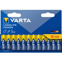 Varta Longlife Power AA Battery 12-pack