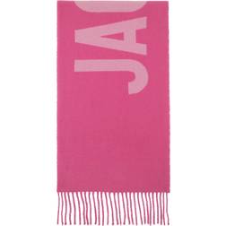 Jacquemus Fringe Logo Scarf - Pink