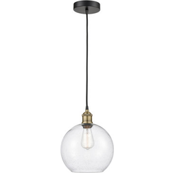 Innovations Lighting Athens Black Antique Brass/Seedy Pendant Lamp 10"