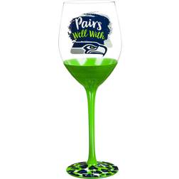 Evergreen Enterprises Seattle Seahawks Boxed Stemware Wine Glass 17fl oz