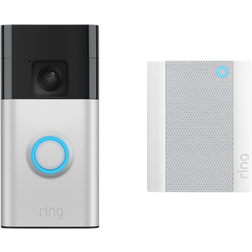 Ring Battery Video Doorbell Satin Nickel Chime Gen.2