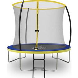 Zero Gravity Outdoor Trampolin Ø 244cm inkl. Leiter TÜV-geprüftes Gartentrampolin Sturmsicher in 5 Minuten inkl. Aufbauvideo