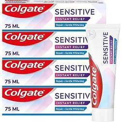 Colgate Sensitive Instant Relief Whitening Toothpaste 4 x 75 ml