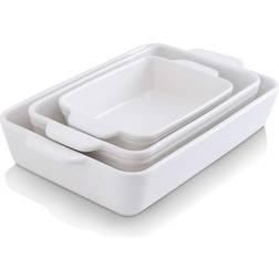 Ceramic Rectangular Oven Dish 3pcs