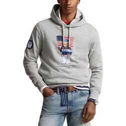 Polo Ralph Lauren Men's Team USA Polo Bear Fleece Hoodie - Grey Heather