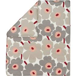 Marimekko Unikko Duvet Cover Pink, Grey (240x220cm)