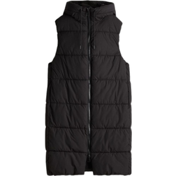 H&M Puffer Hood Vest - Black