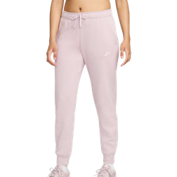 Nike Sportswear Club Fleece Women's Mid Rise Joggers - Platinum Violet/White