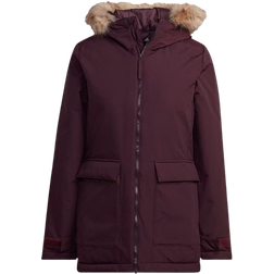 Adidas Utilitas Hooded Parka - Shadow Maroon