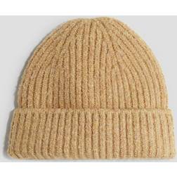 H&M Boys Beige Ribbed beanie 6-10Y
