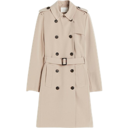 H&M Double Breasted Trenchcoat - Beige