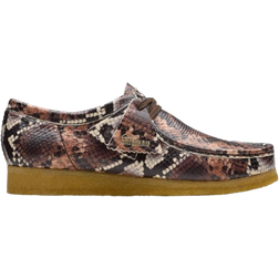 Clarks Wallabee - Brown Snake Print