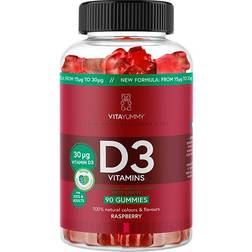 VitaYummy D3 Raspberry 90 Gummies - Multi 90 st