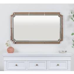 Melody Maison Rectangle Deco Pink Wall Mirror 60x100cm