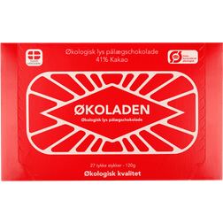 Økoladen Pålægschokolade Lys 41% 120g 27stk 1pack