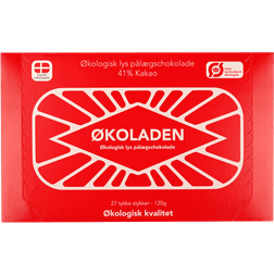 Økoladen Pålægschokolade Lys 41% 120g 27stk 1pak