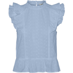 Vero Moda Kammy Top - Blue/Cashmere Blue