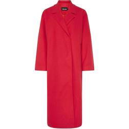 Pieces Savannah Coat - High Risk Red