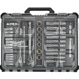 Milwaukee 63 Piece 1/4” & 1/2” Ratchet & Set Socket Bit