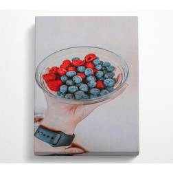 Latitude Run Blueberry And Red Delight Multicolour Wall Decor 36.5x50.8cm