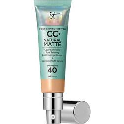 IT Cosmetics CC Natural Matte base de maquillaje en crema SPF40 #Medium