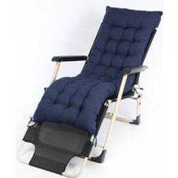 Leaper Sun Lounger Cushion Pad for Garden Recliner Chair - Blue - One Size