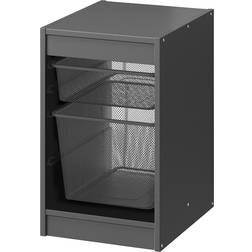 IKEA TROFAST Grey Sängbord 34x44cm