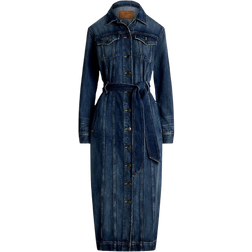 Ralph Lauren Belted Denim Shirtdress - Harvest Wash