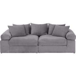 Smart Big Lionore Grey Sofa 242cm Zweisitzer