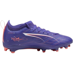 Puma Youth Ultra 5 Match FG/AG - Lapis Lazuli/White/Sunset Glow