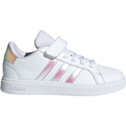 adidas Kid's Grand Court 2.0 - Cloud White/Iridescent/Cloud White